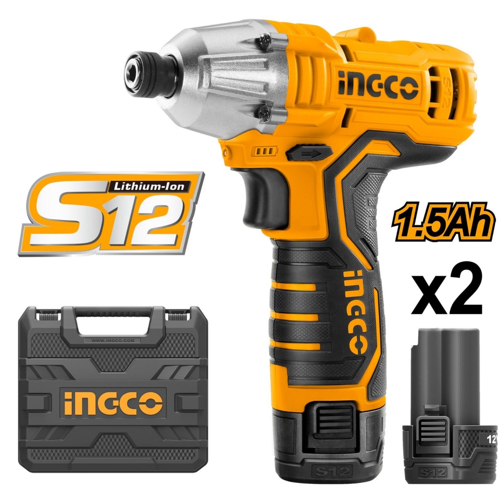 atornillador de impacto ingco 12v - Ferretería El Lucero Online